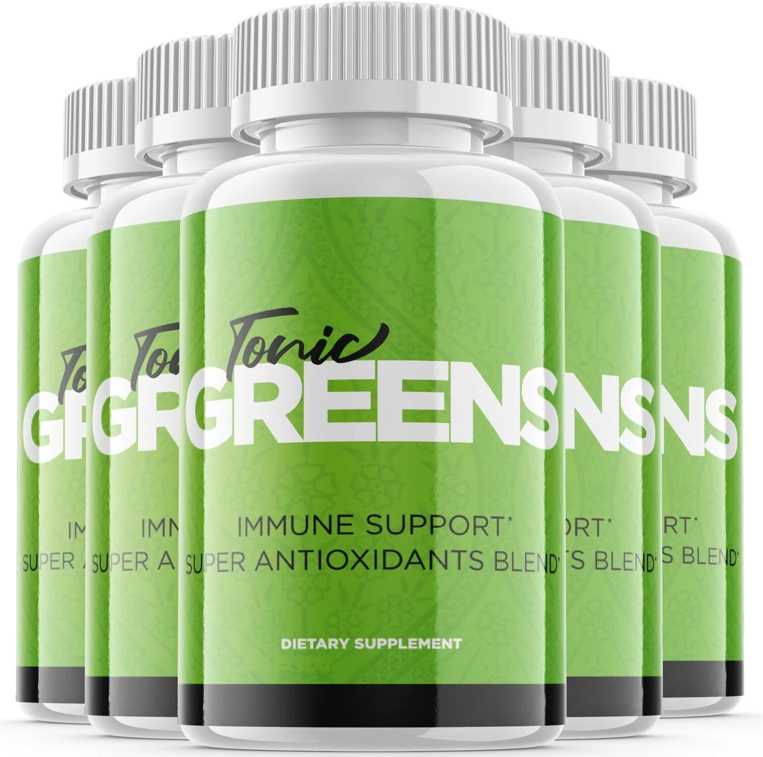 (5 Pack) Tonic Greens Pills - Tonic Greens Immune Support Supplement - 300 Pills