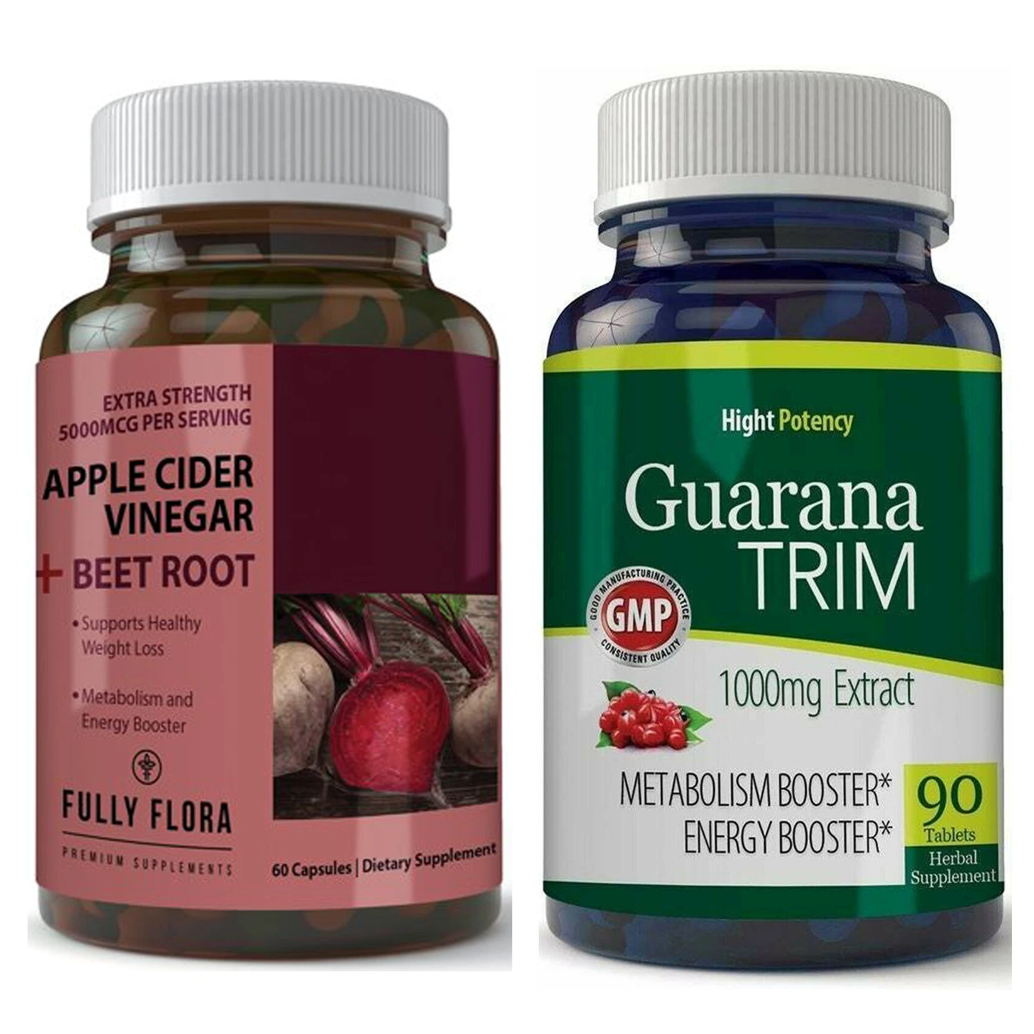 Apple Cider Vinegar Beet Root Weight Loss Guarana Extract Energy Booster Pills