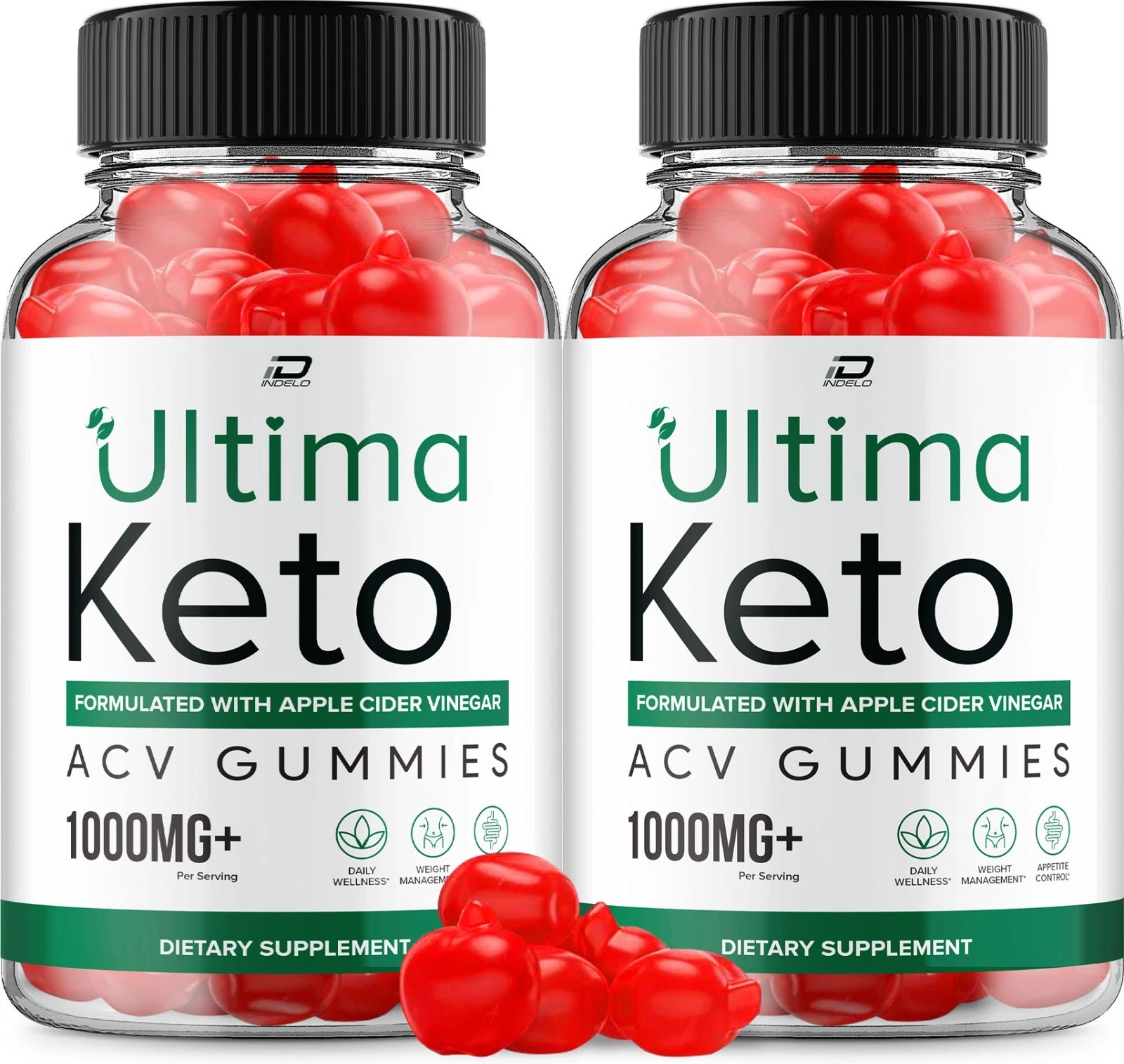 (2 Pack) Ultima Keto ACV Gummies Supplement – Ultima ACV Gummy Vitamin B12