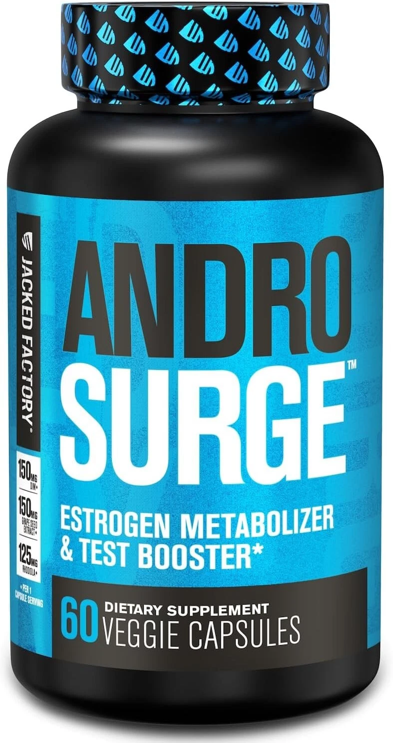 Bloqueador De Estrogeno Y Potenciador De Testosterona Androsurge Para Hombres -