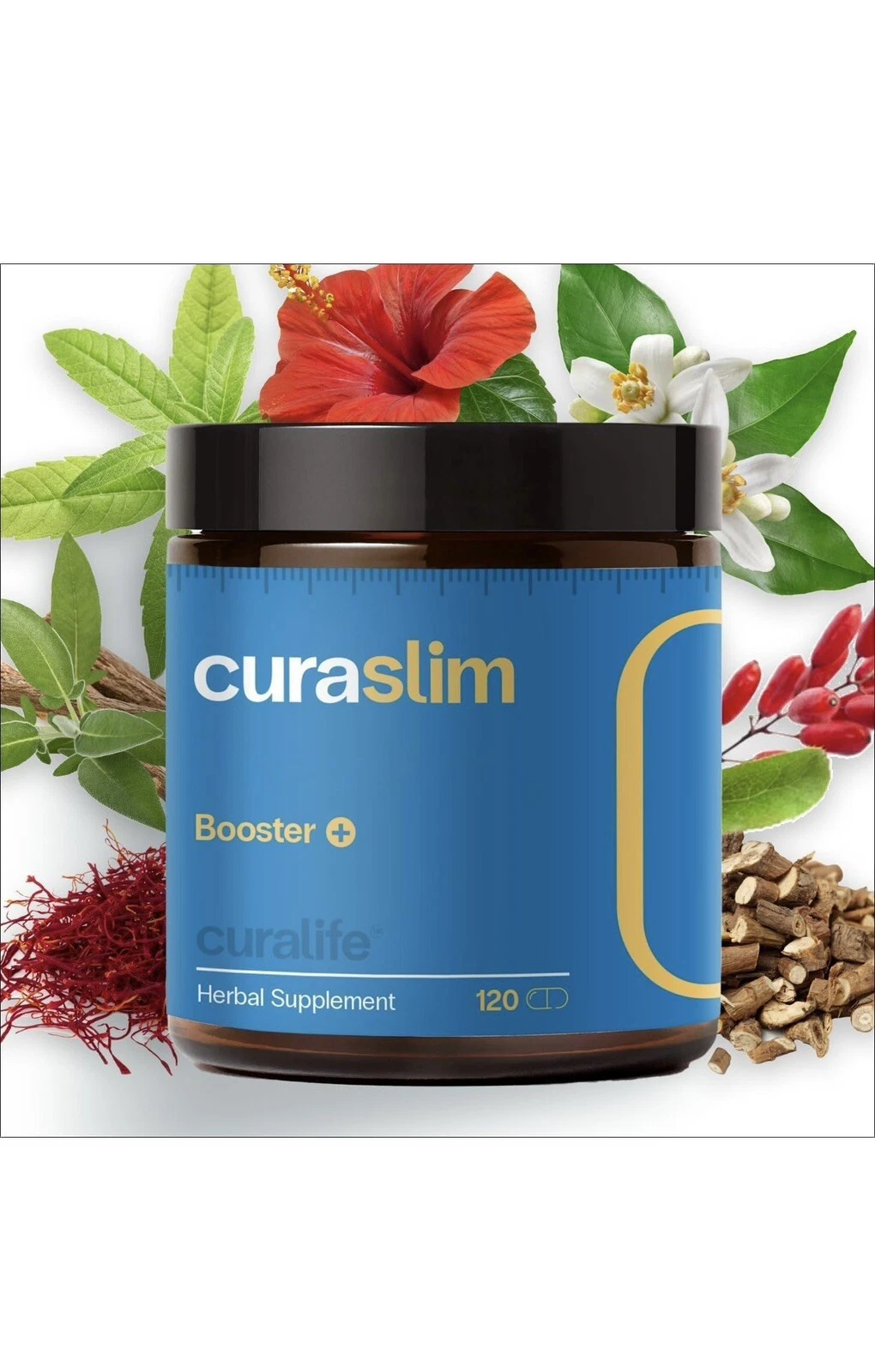 CuraSlim Naturally Formulated Appetite Control - 4 Capsules a Day