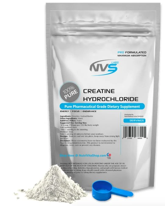 1500g (3.3 lb) NVS CREATINE HYDROCHLORIDE (HCL)