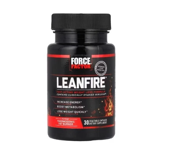 LeanFire, 30 Vegetable Capsules, Increase Metabolism & Energy, Weight Loss