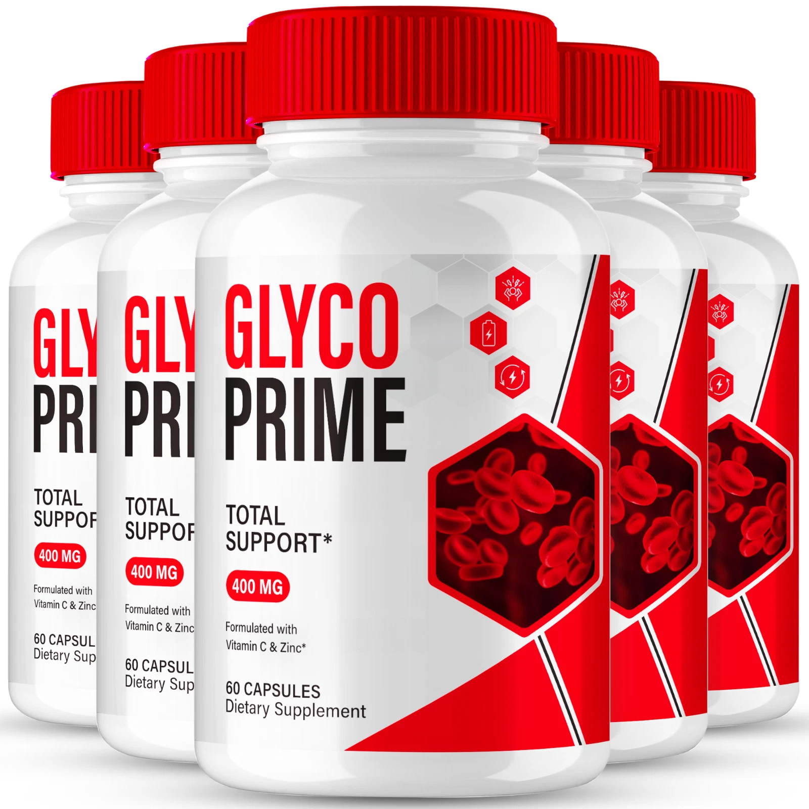 (5 Pack) Glyco Prime Blood Capsules, GlycoPrime for Advance Blood Sugar Support