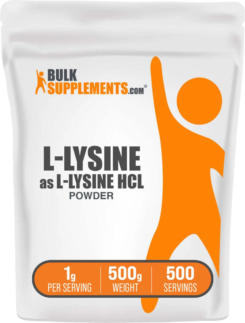 BulkSupplements L-Lysine HCI Powder - 1g per Serving