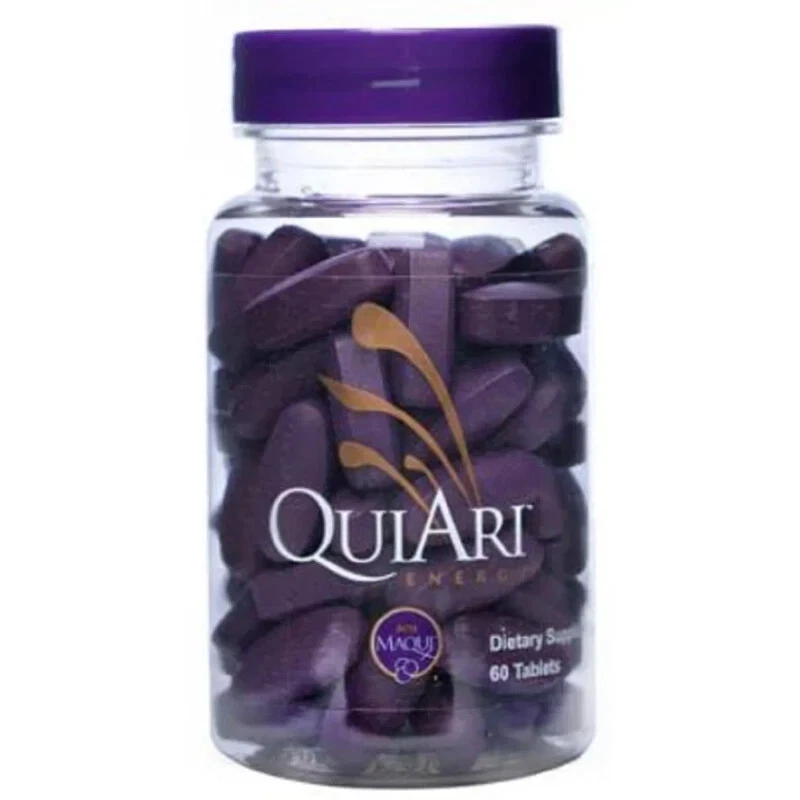 60ct Bottle QuiAri Energy Pills Natural Energy Supplement, BB 12/2025, New S5