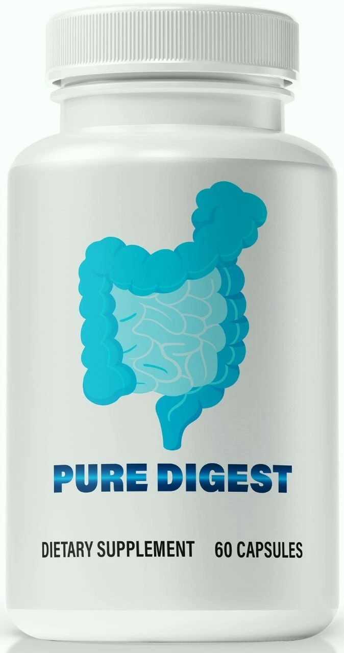 Pure Digest Capsules for Constipation, Supports Weight Loss & Digestion 60ct