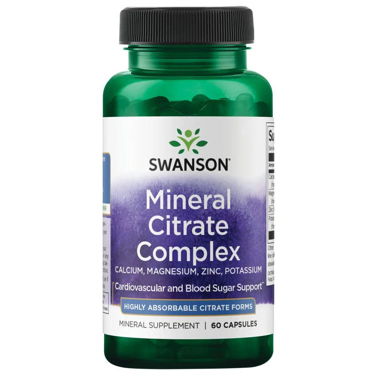 Swanson Multi-Mineral Citrate Complex 60 Capsules