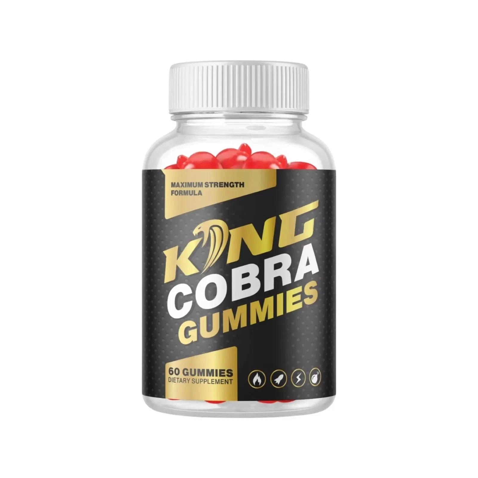 King Cobra Gummies for Men, KingCobra Gummies Natural Formula-60 Gummies