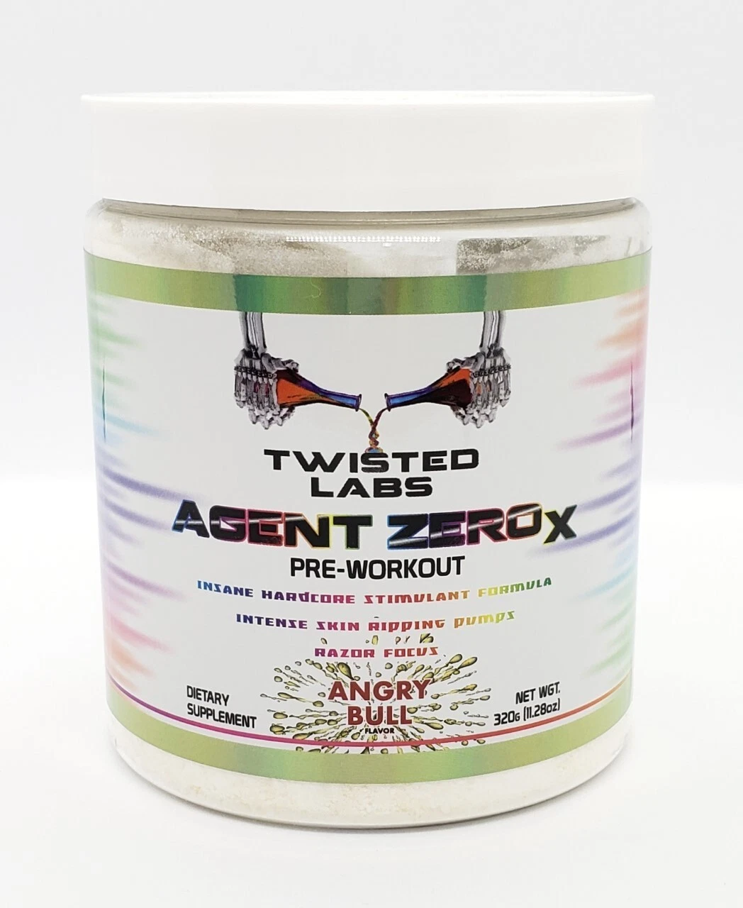 NEW IMPROVED POTENCY! KING OF PRE-WORKOUT!! * AGENT ZERO X by Twisted Labs
