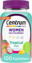 Centrum Women'S Multivitamin Gummies, Tropical Fruit Flavors Made from Natural F