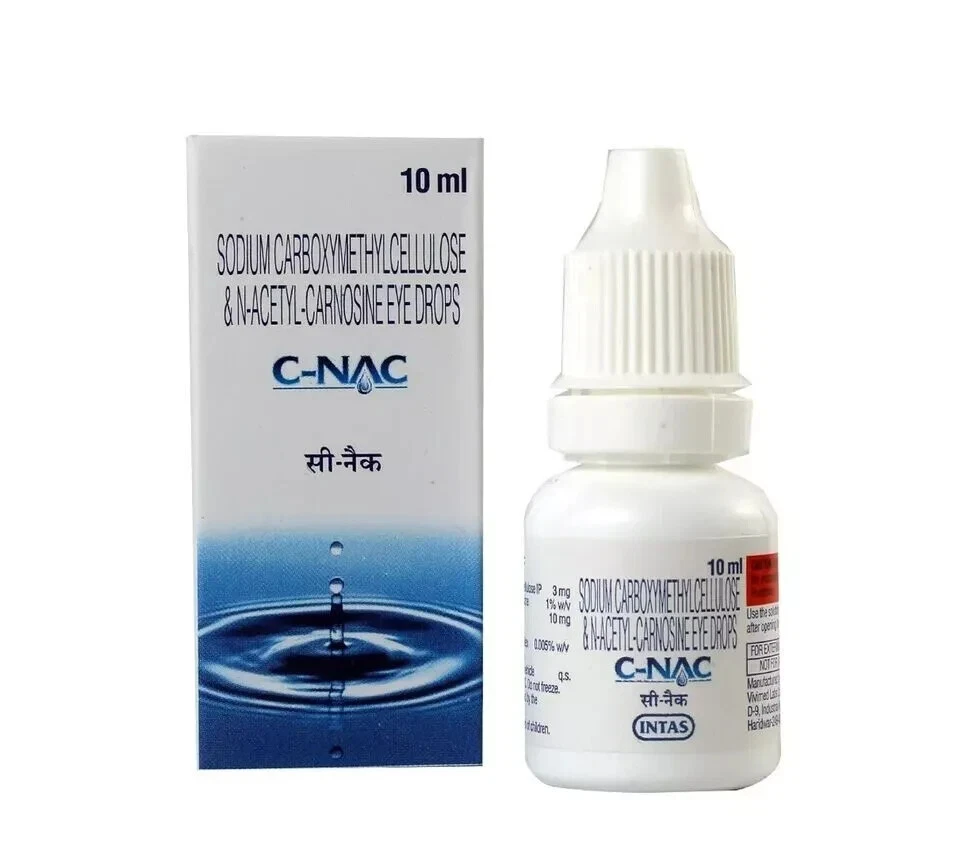 (Pack of 5) C-NAC Eye Drops For Cataract, N-Acetylcarnosine 10ml Each (5 x 10ml)