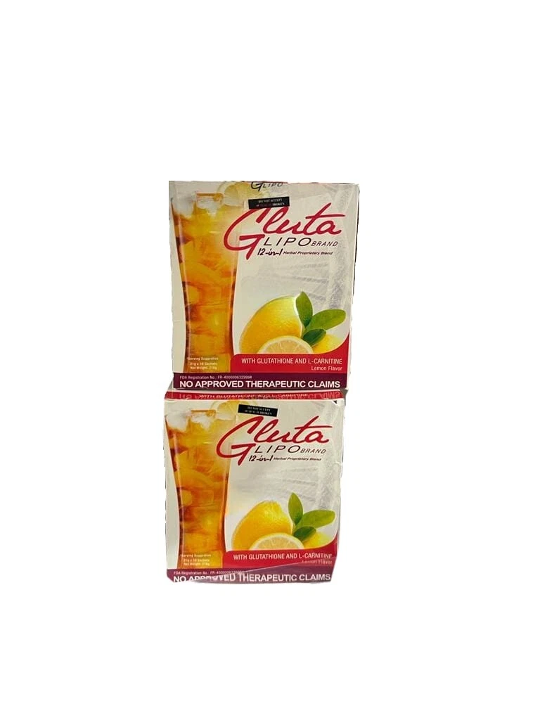 Gluta Lipo Juice 12in1 Original Slimming,Whitening 5 Box x 12 Pouch