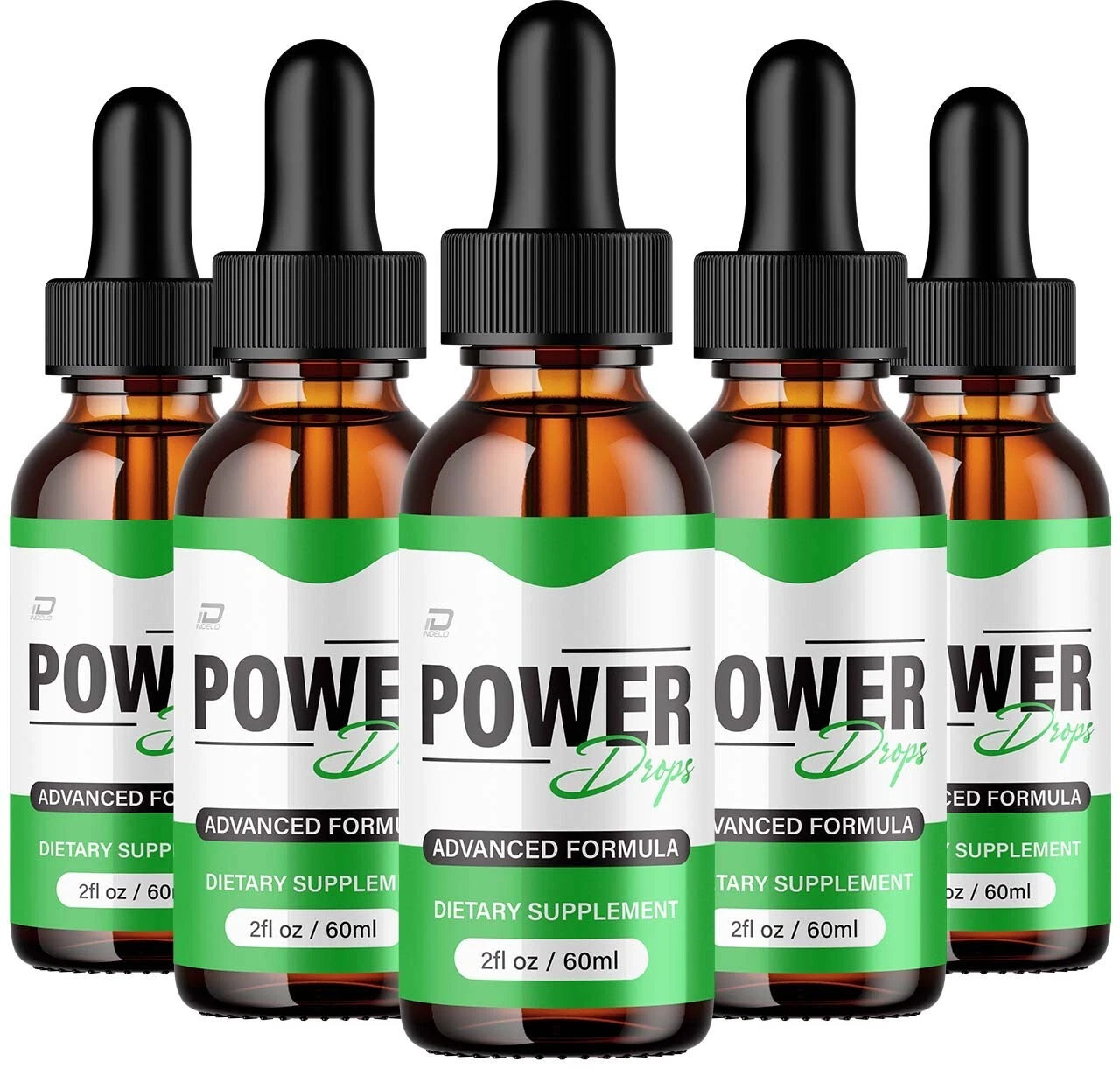 (5 Pack) Power Drops – PowerDrops Extra Strength All Natural Organic