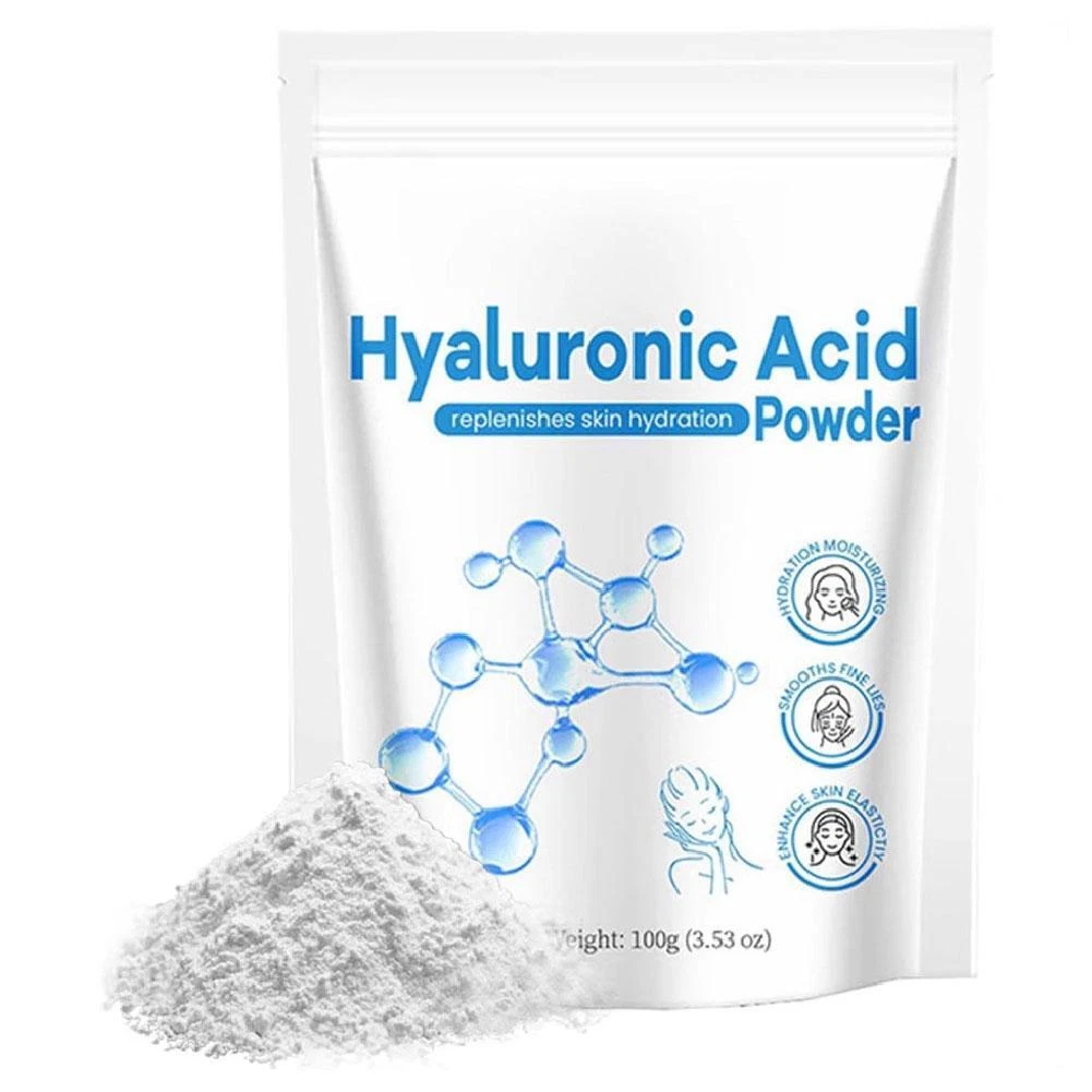 100g Powder Hyaluronic Acid Powder Replenishes Skin Hydration Care Health,.