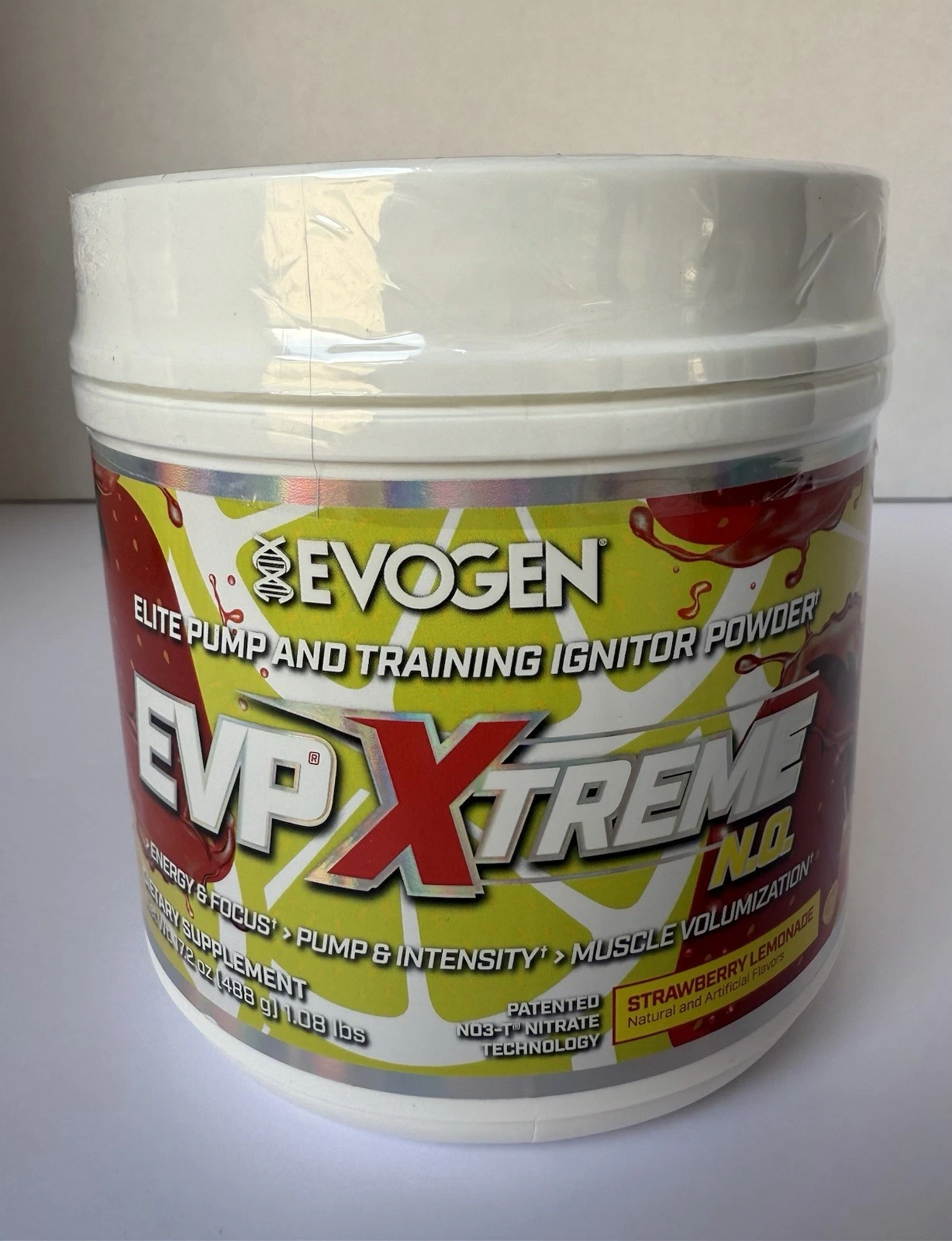 Evogen EVP Xtreme Elite Pump & Training Ignitor Powder 17.2ozStrawberryLemonade