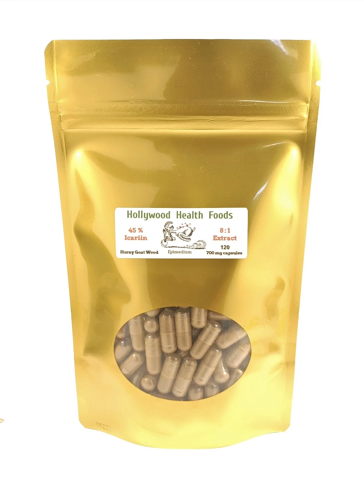 Horny Goat Weed 120 Capsules 700 mg Natural Strength Sexual Health Support