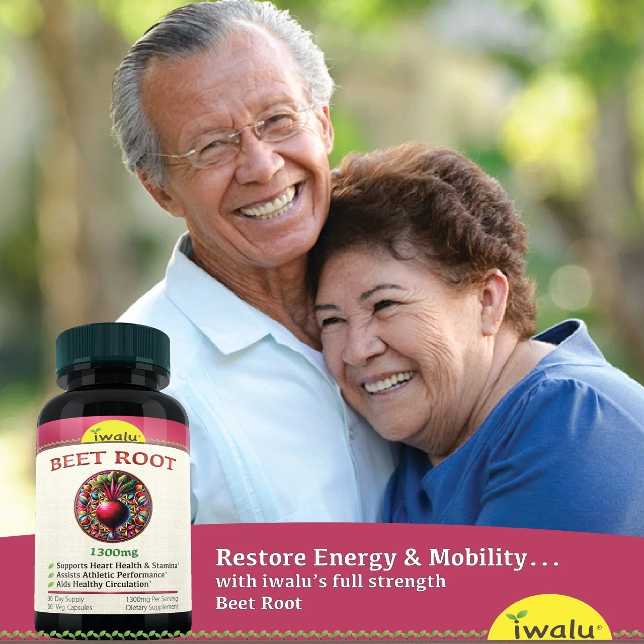 Cápsulas de Betabel Concentrado - Presión Arterial IWALU | Envío Gratis + Rápido