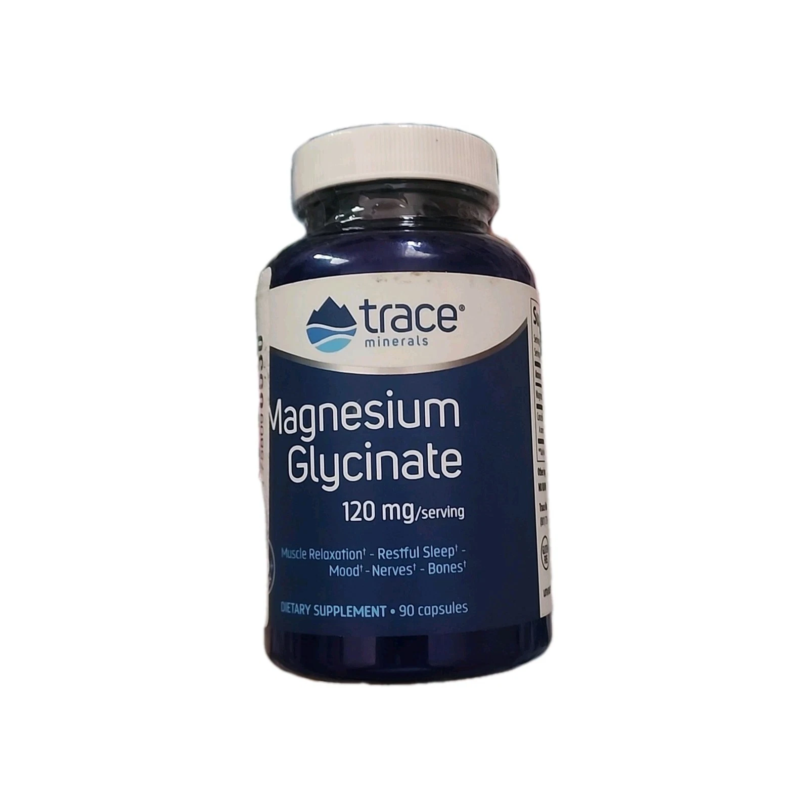 Trace Magnesium Glycinate (120mg) 90 Capsules.