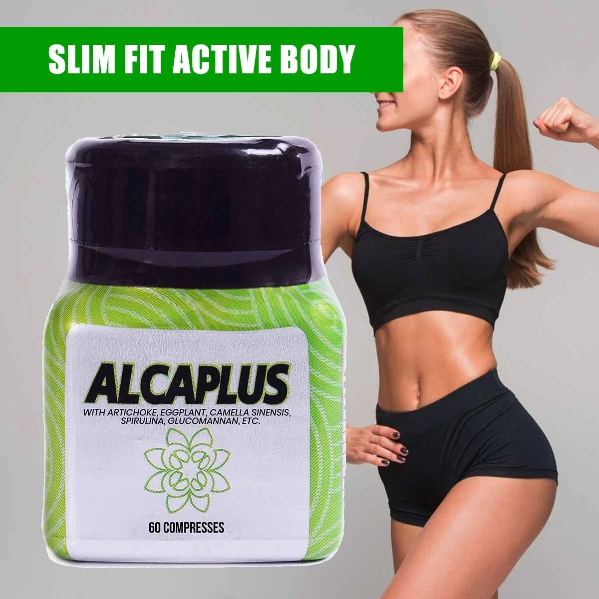 Alcaplus Slim Body Young Looks Skin Tightening & Fat Reduction Supplement Women