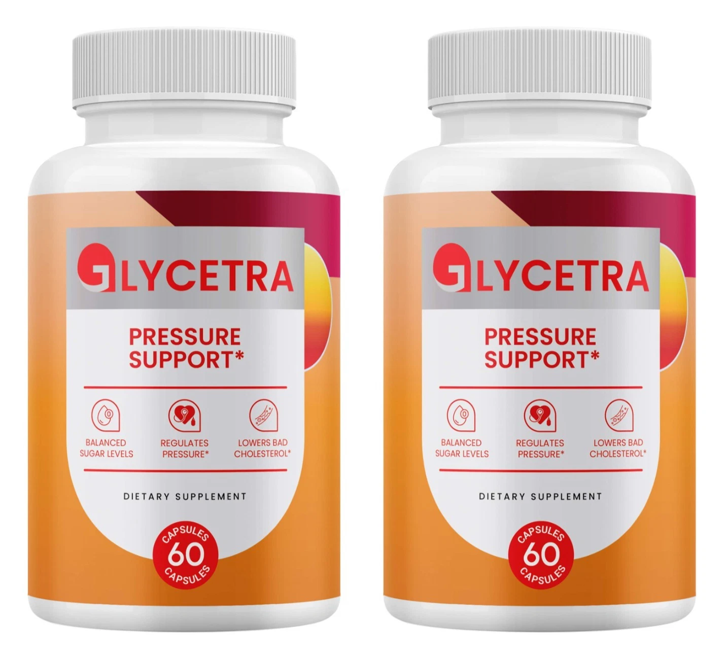 (2 Pack) Glycetra Glycogen Support, Glycetra Blood Support Capsules