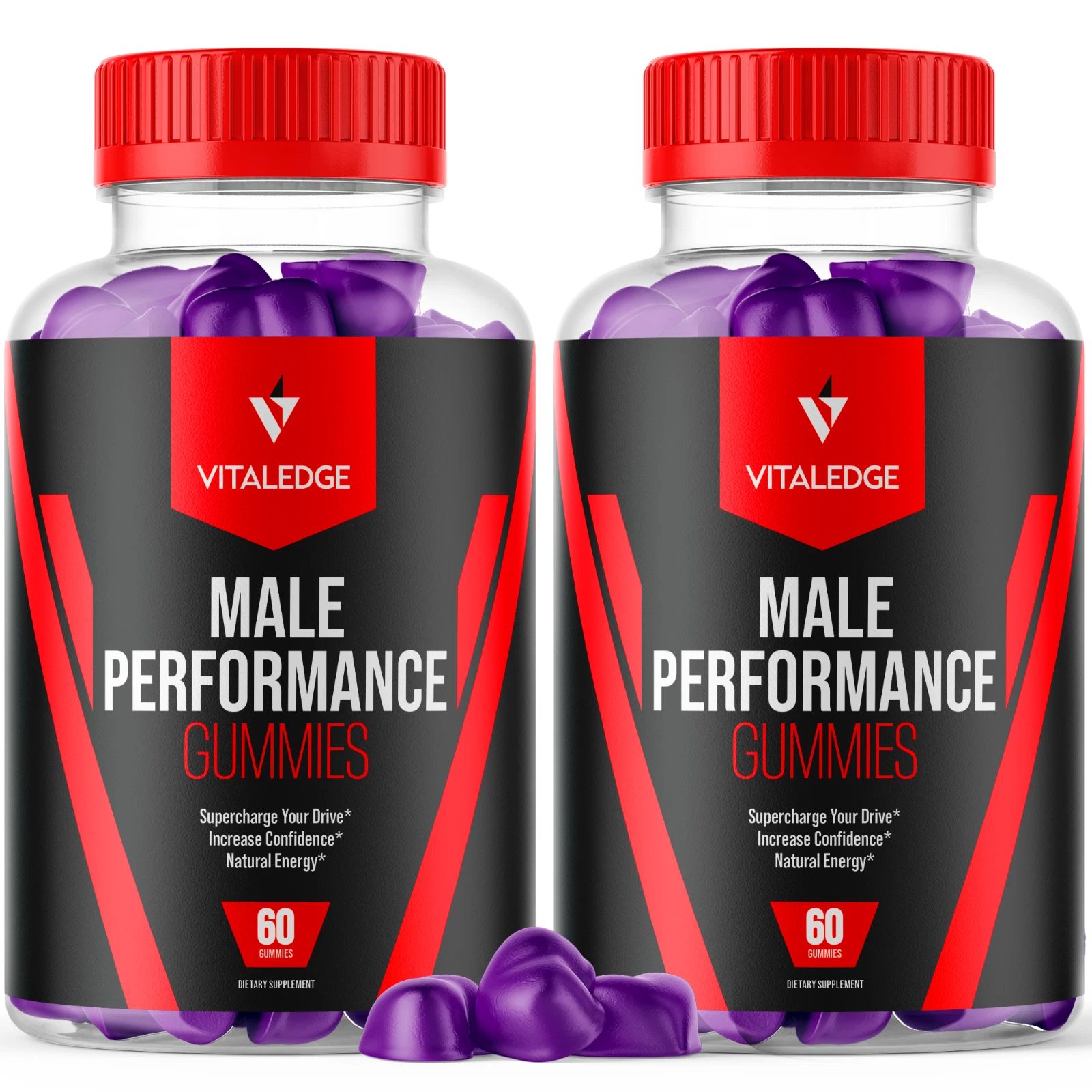 Vital Edge Gummies For Men, Advanced Performance Formula Supplement 120 Gummies