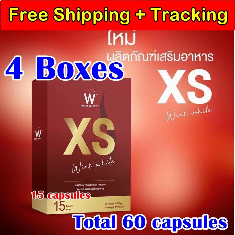 4 X Morosil XS Wink White Dietary Supplement Weight Management Diet Slimming