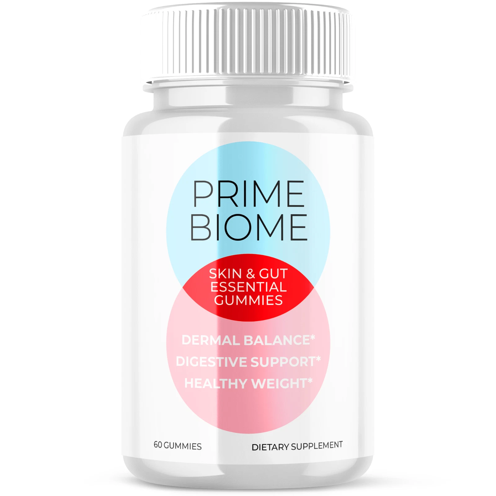 Prime Biome Skin and Gut Gummies Advanced Weight Support 1000MG Formula (1 Pack)
