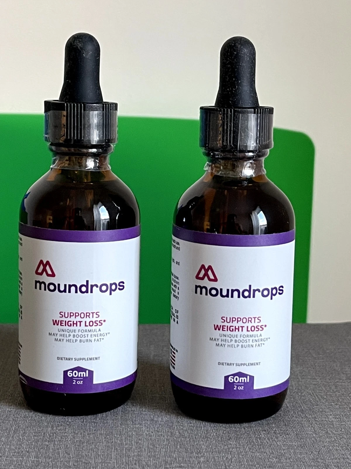 (2 Pack) Moundrops Weight Loss Drops for Burning Excess Fat & Boosting Energy