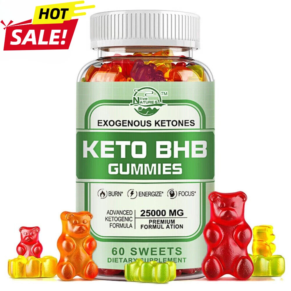 Keto BHB Diet Gummy,Weight Loss,Fat Burner,Appetite Suppressant Supplement,Detox