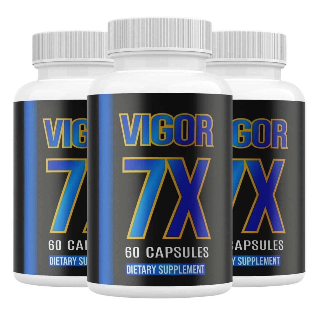 Vigor 7X Enhancement Pills, Vigor7X for Men, Male Health Support (3 Pack)