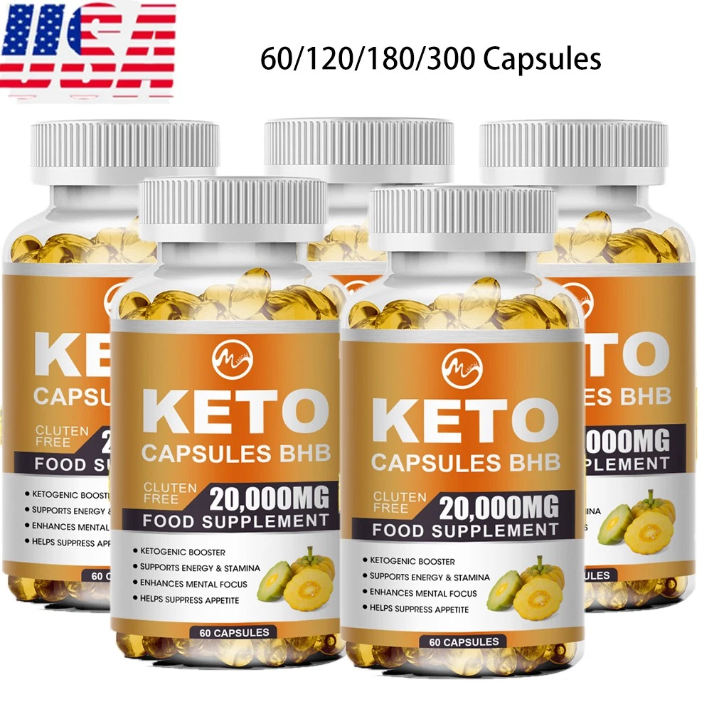 2-300Capsules Keto BHB Ketone Fat Burner for Weight Loss Diet Capsule Ketosis