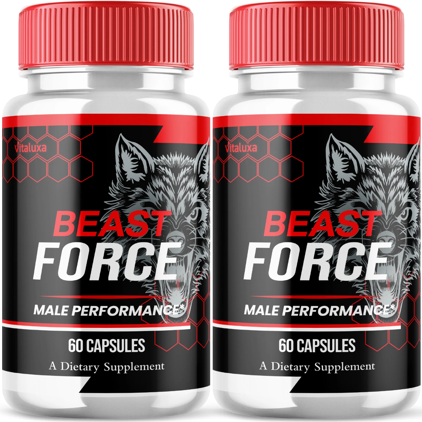(2 Pack) Beast Force Pill BeastForce for Male Health Performance (120 Capsules)