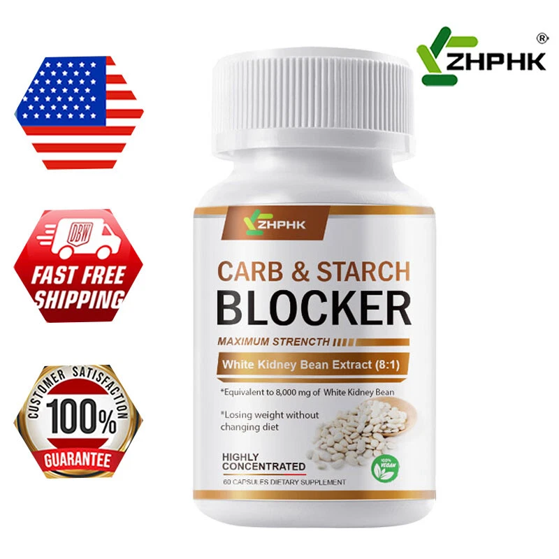 CARB BLOCK ULTRA Starch Blocker Diet Cheat Pill for Rapid Weight Loss 60 tablets
