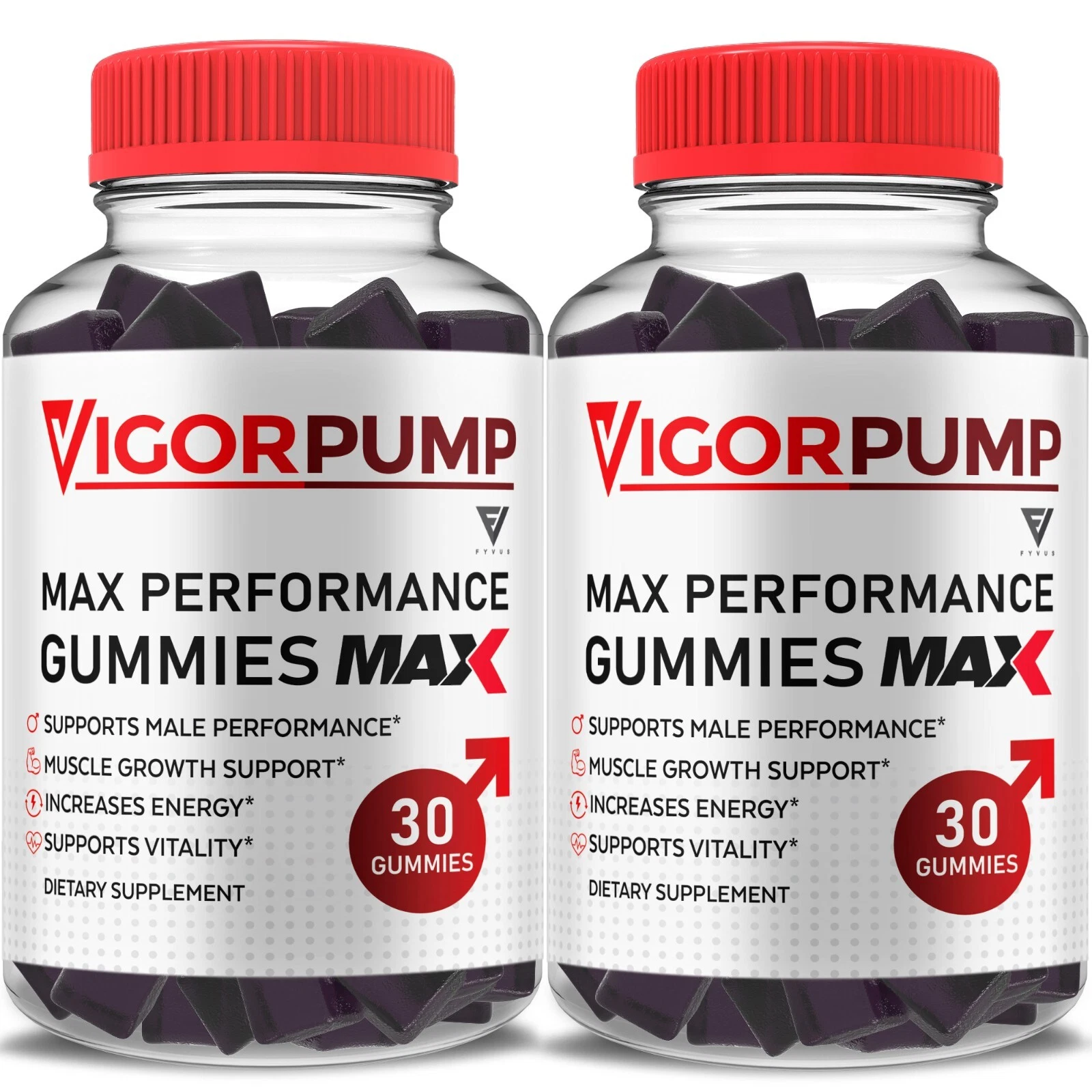 (2 Pack) Vigor Pump Max Gummies VigorPump Max Performance Gummy (2 Month Supply)