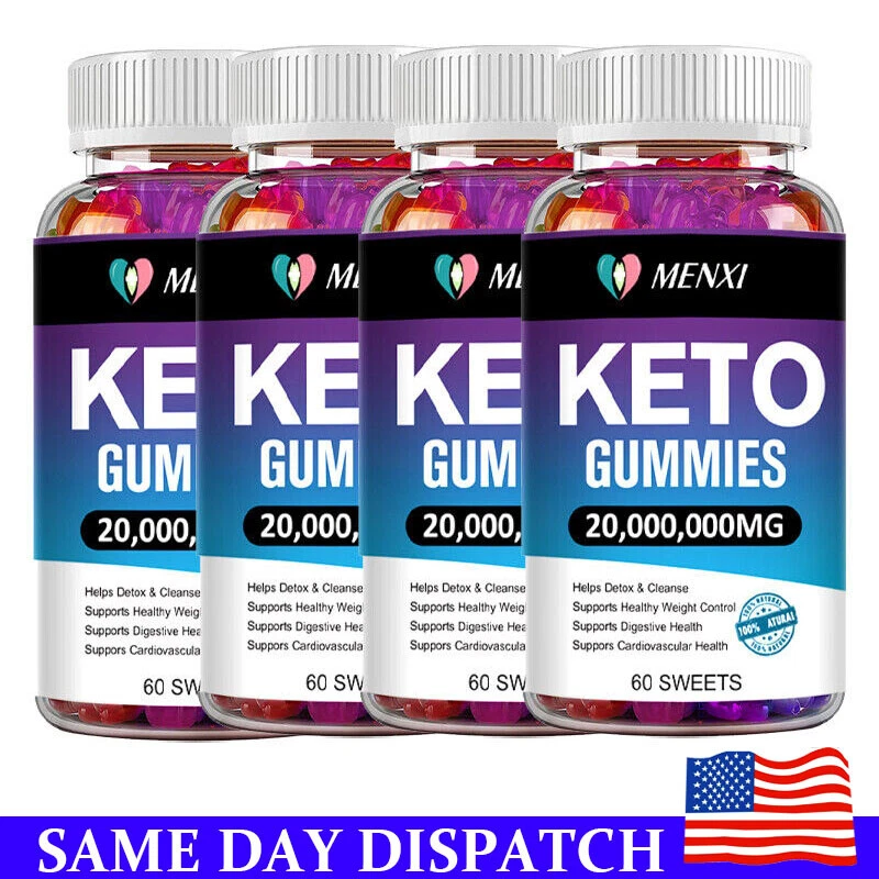 Keto BHB Gummies For Fat Burn ACV Weight Loss Detox Keto Diet Pills 60 Gummy