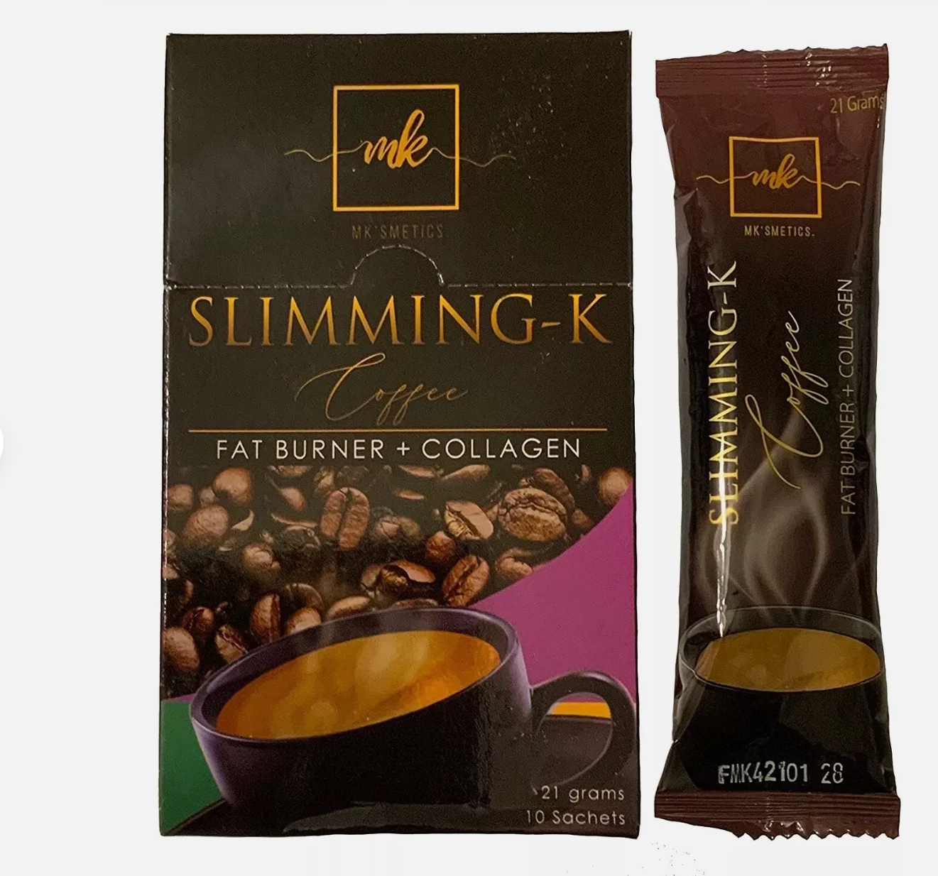 Madam Kilay Original Slimming-K Coffee Collagen, 10 Sachets