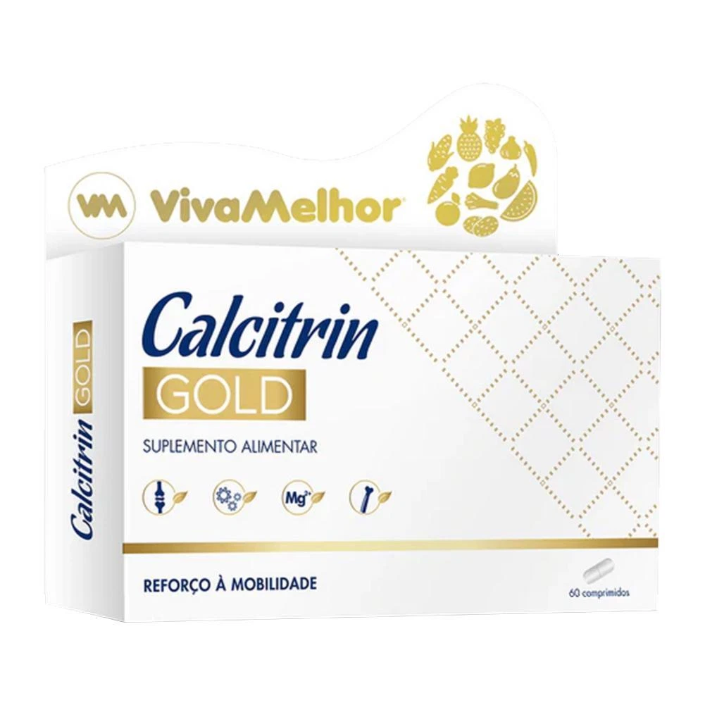 Calcitrin Gold Dietary Supplement Mobility Reinforcement 60 Tablets NEW: