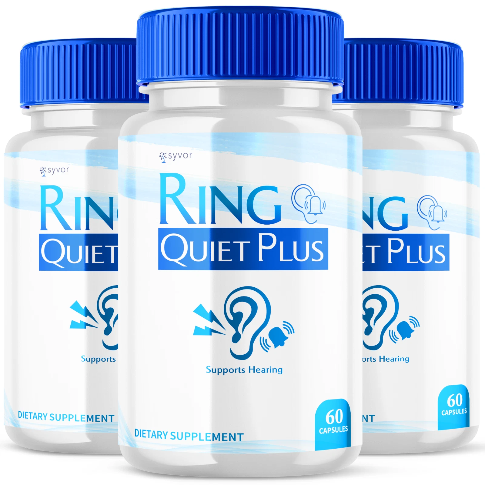 Ring Quiet Plus Advanced Ear Health Support & Tinnitus Relief 180 Capsules