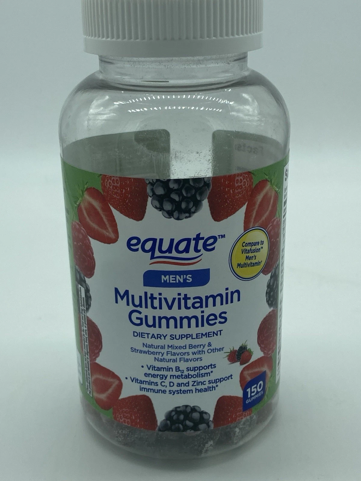 EQUATE Men's Multivitamin Gummies Mixed Berry 150 Count