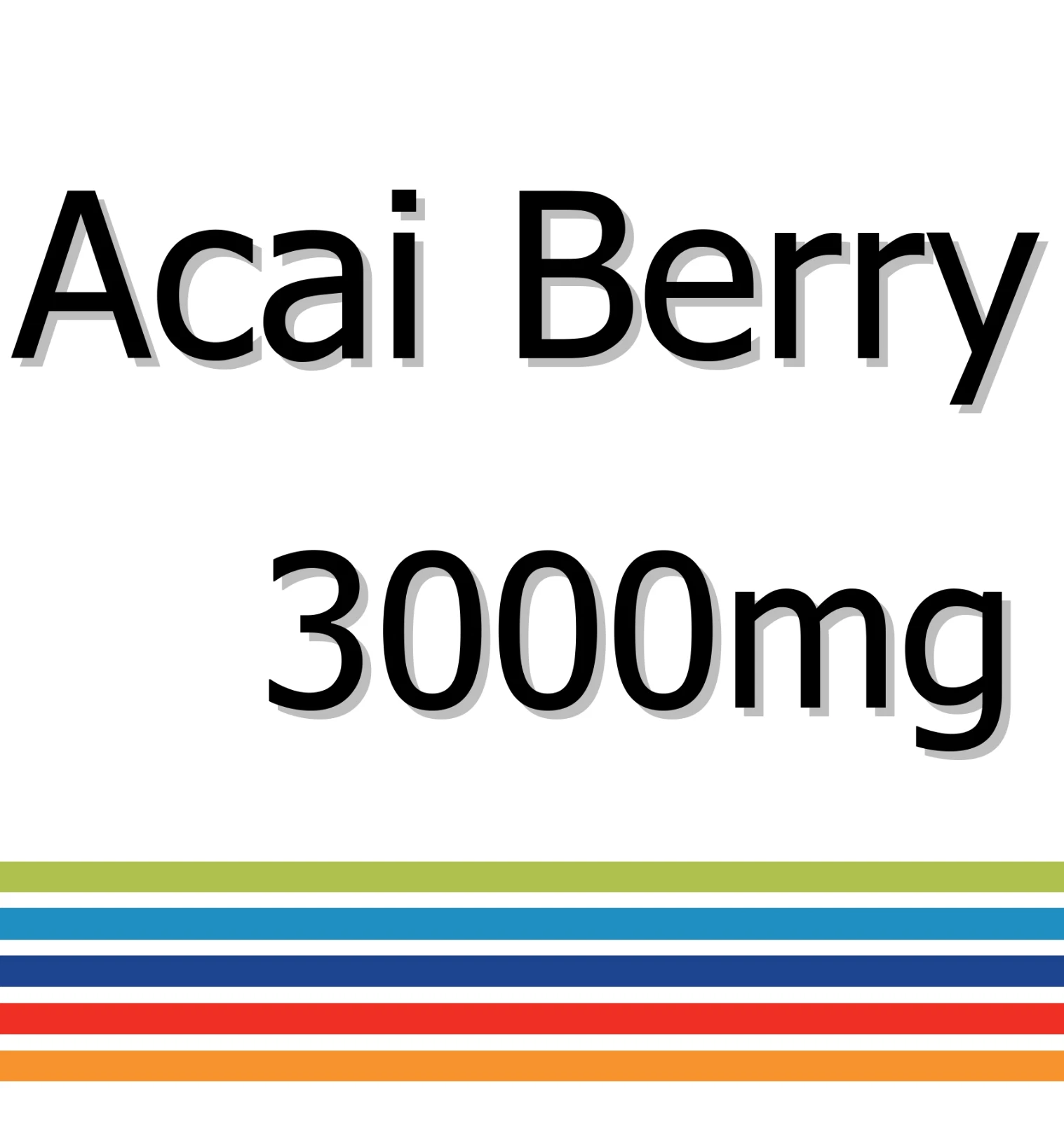 Acai Berry 3000mg x 30 Tablets - Skin Care Benefits
