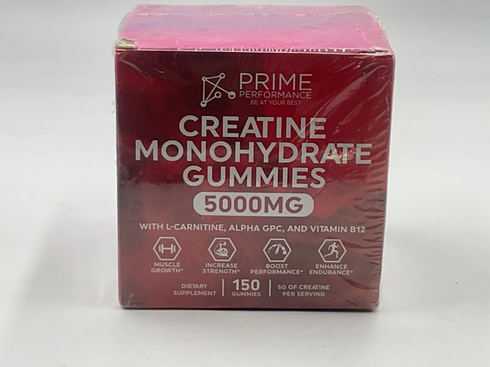 Creatine Monohydrate Gummies 5000mg 150 Count Exp. 12/2025 Prime Performance