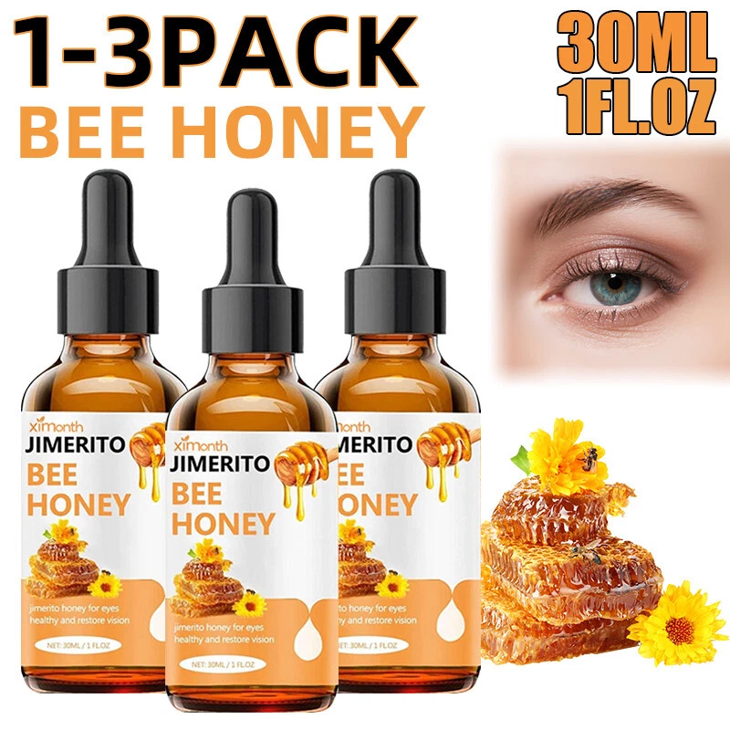 1-3X Jimerito Honey for Eyes, Jimerito Honey Eye Drops, Jimerito Bee Honey Drop