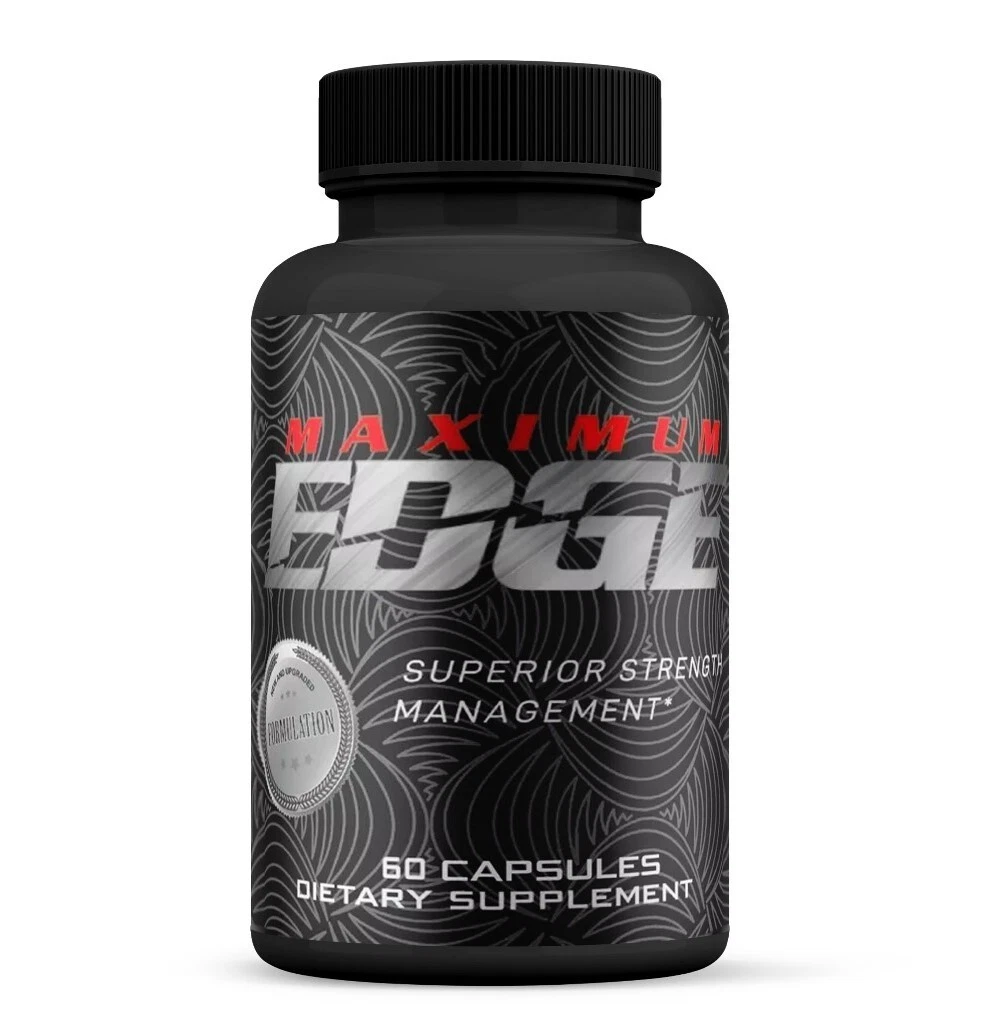 Maximum Edge Pills, Maximum Edge Overall Wellness Support Capsules (60 Capsules)