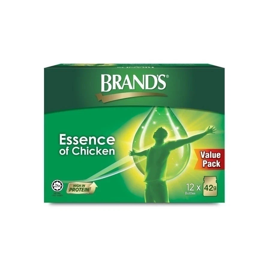 BRAND'S Halal Essence of Chicken Original (42g x 12 Bottles)