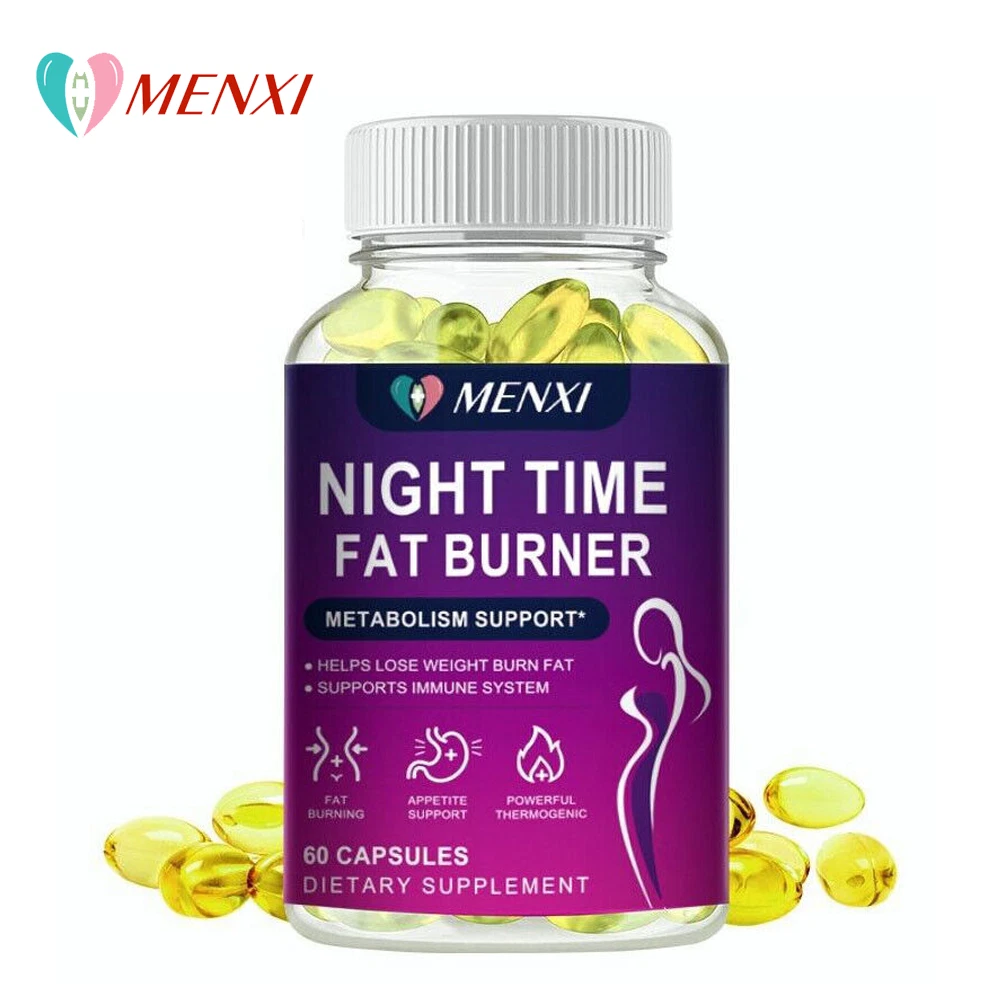Night Time Fat Burner Supplement - Weight Loss Appetite Suppressant Detox Pills