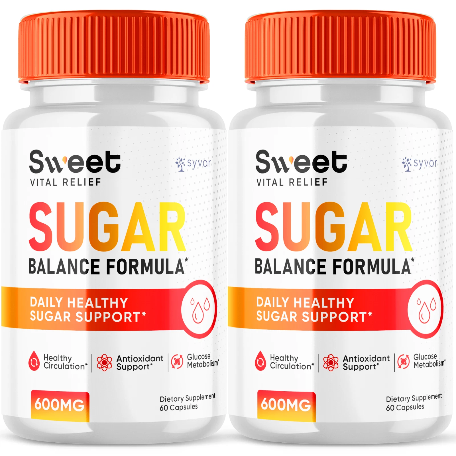 Sweet Vital Relief Glyco Balance Formula Advanced Glycogen Support 120 Capsules