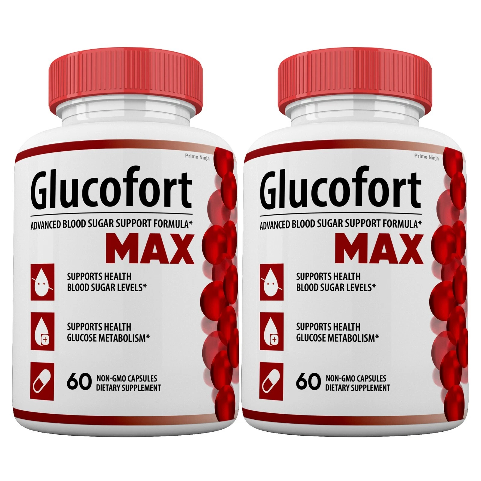 Glucofort MAX Blood Sugar Support Capsules, Max Strength (2 pack)