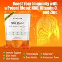 SUGAR-FREE NAC GUMMIES, N-ACETYL CYSTRINE VITAMIN C & ZINC, IMMUNE SUPPORT