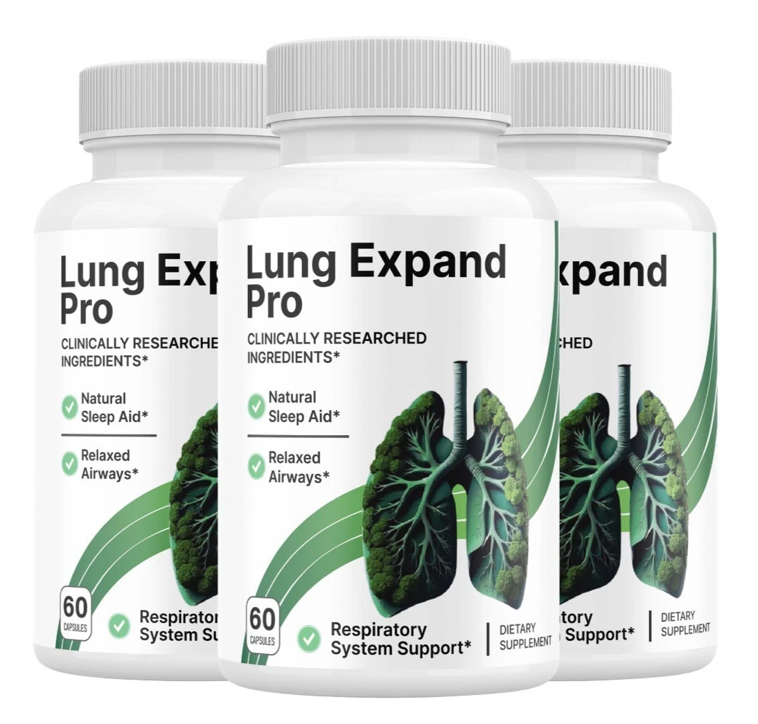 (3 Pack) Lung Expand Pro, LungExpandPro Advanced Supplement